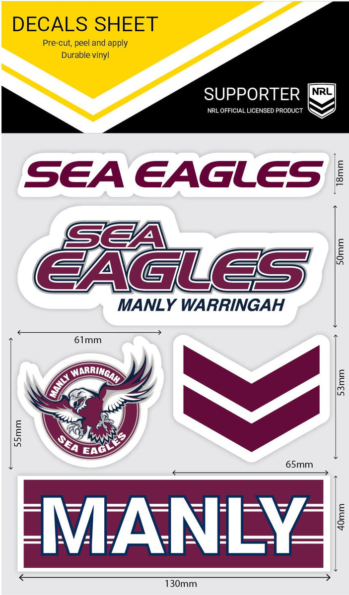 Sea Eagles Stickers and Decals The Big Outlet Store
