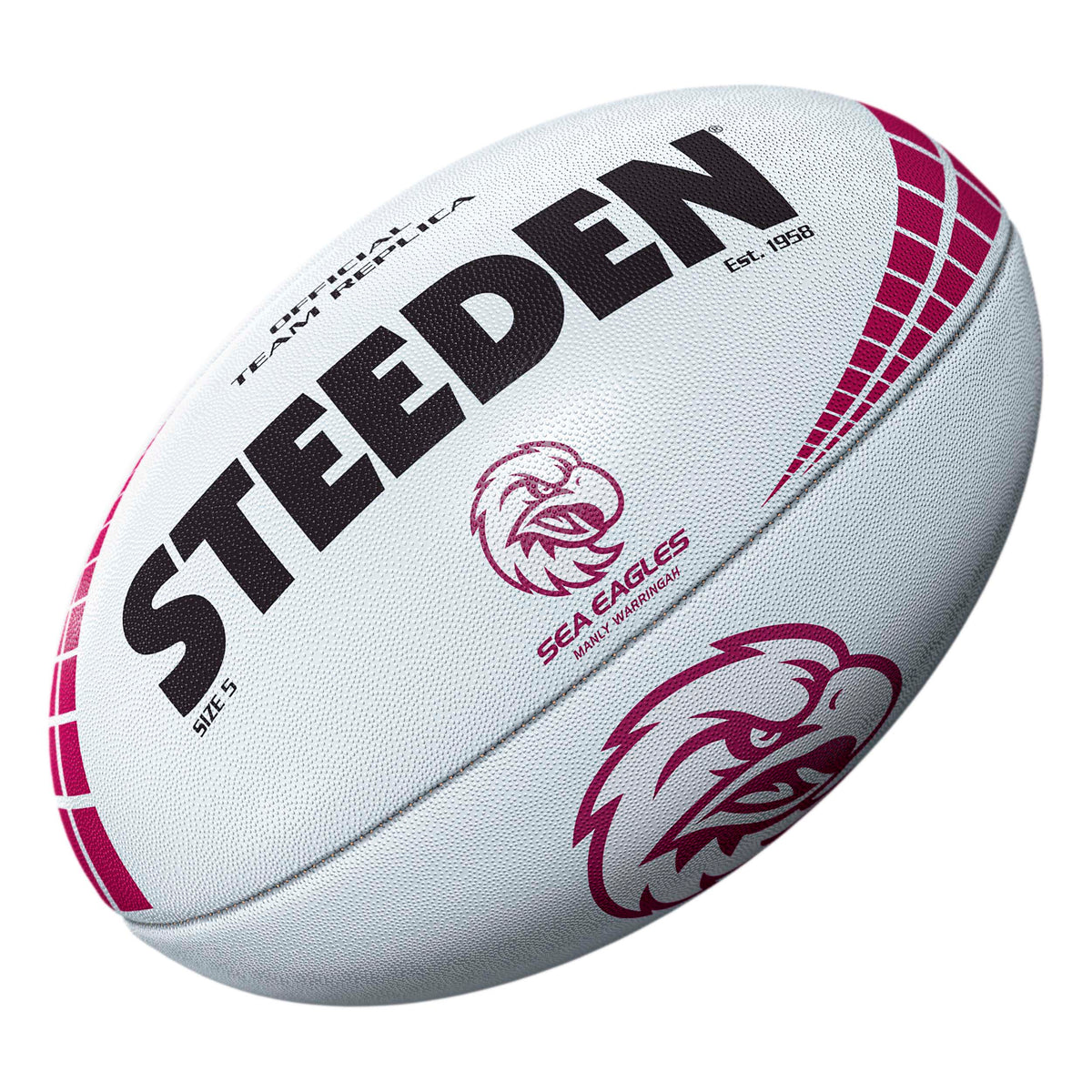 MANLY SEA EAGLES AUTHENTIC REPLICA BALL SIZE 5 The Big Outlet Store