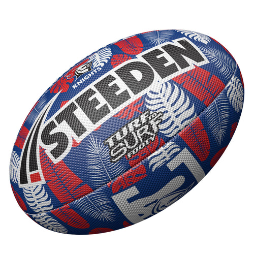 KNIGHTS TURF TO SURF FOOTBALL SIZE 3 NRL