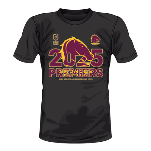 BRISBANE BRONCOS 2025 PREMIERSHIP TEE NRL