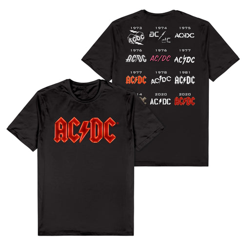 ACDC 50 YEARS OF LOGO TEE Licensing Essentials