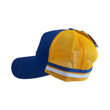 Load image into Gallery viewer, EELS STRIPE TRUCKER CAP NRL