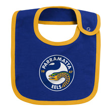 Load image into Gallery viewer, EELS 3PC CREEPER, BIB &amp; BOOTIE SET NRL