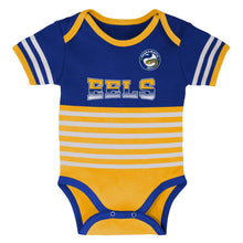 Load image into Gallery viewer, EELS 3PC CREEPER, BIB &amp; BOOTIE SET NRL