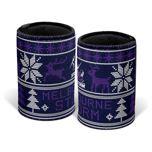 STORM XMAS CAN COOLER NRL