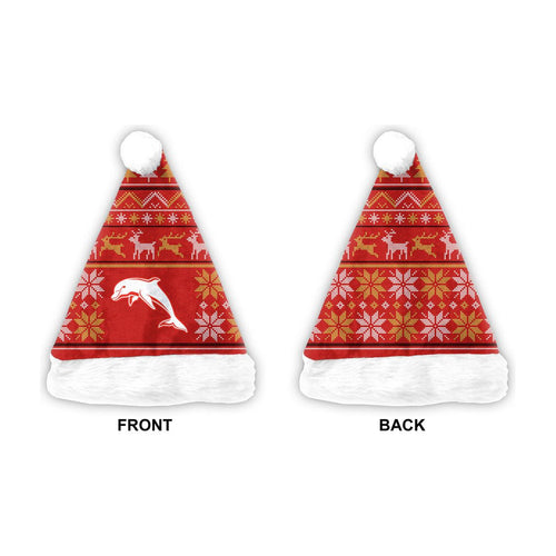DOLPHINS XMAS SANTA HAT NRL