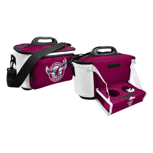 MANLY SEA EAGLES COOLER BAG WITH TRAY NRL