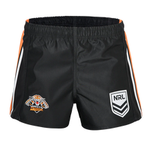 Load image into Gallery viewer, WESTS TIGERS SUPPORTER SHORTS YOUTHS NRL