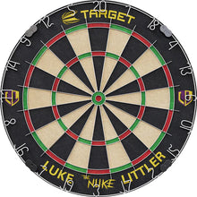 Load image into Gallery viewer, LUKE 'THE NUKE' LITTLER DARTBOARD SET TARGET