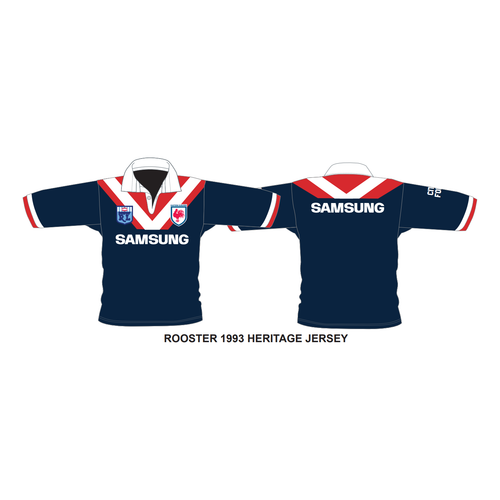 ROOSTERS 1993 HERITAGE JERSEY NRL