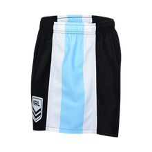 Load image into Gallery viewer, SHARKS SUPPORTER SHORTS NRL