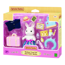 Load image into Gallery viewer, SYLVANIAN FAMILIES WEEKEND TRAVEL SET SNOW RABBIT MOTHER SYLVANIAN FAMILIES