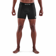 Load image into Gallery viewer, SKINS MENS SERIES 1 BLACK SHORTS SKINS