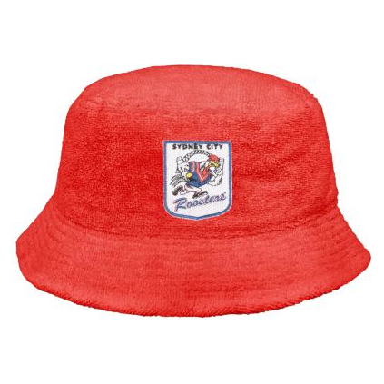 SYDNEY ROOSTERS TERRY TOWLING BUCKET HAT NRL