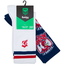 Load image into Gallery viewer, FOOTIES SYDNEY ROOSTERS - 2 PACK The Big Outlet Store