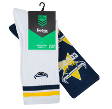 Load image into Gallery viewer, FOOTIES COWBOYS SOCKS - 2 PACK The Big Outlet Store