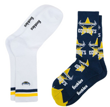 Load image into Gallery viewer, FOOTIES COWBOYS SOCKS - 2 PACK The Big Outlet Store