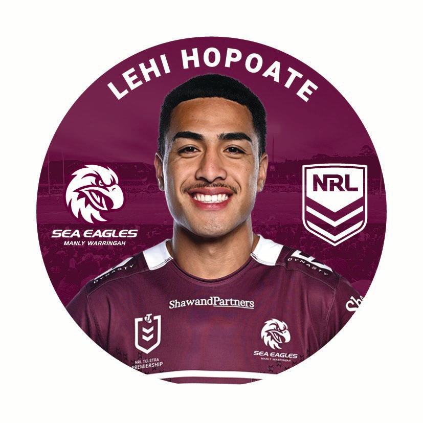 LEHI HOPOATE PLAYERS BADGE NRL