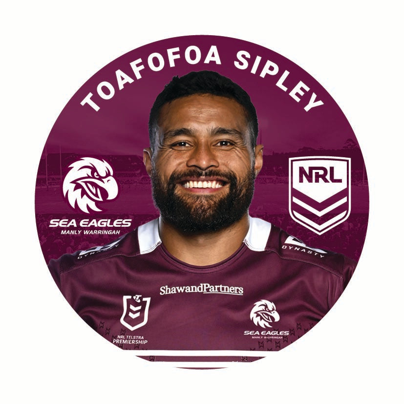 TOAFOFOA SIPLEY PLAYERS BADGE NRL