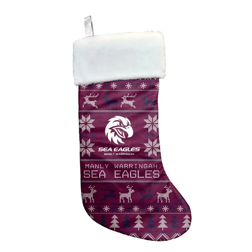 MANLY SEA EAGLES JUMBO CHRISTMAS STOCKING NRL