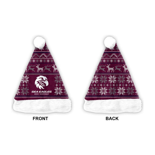 MANLY SEA EAGLES SANTA HAT NRL
