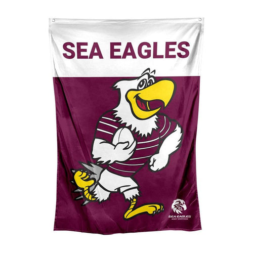 MANLY SEA EAGLES MASCOT WALL FLAG NRL