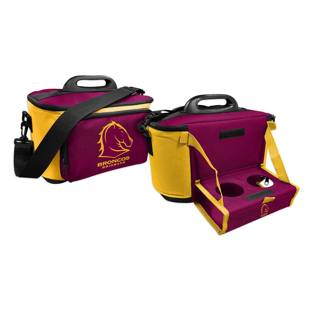 BRONCOS COOLER BAG WITH TRAY NRL
