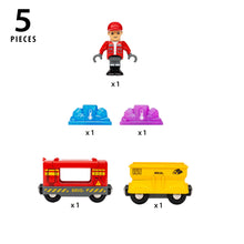 Load image into Gallery viewer, BRIO CARGO GEMSTONE TRAIN 5PC BRIO