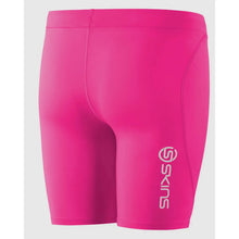 Load image into Gallery viewer, SKINS YOUTH HALF TIGHTS PINK SKINS