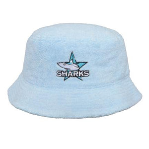 SHARKS TERRY TOWLING BUCKET HAT NRL