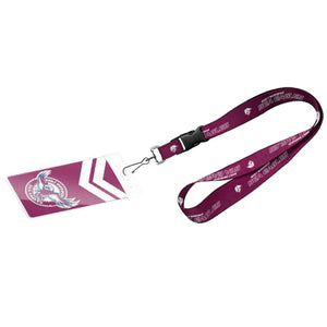MANLY SEA EAGLES LANYARD WITH POCKET NRL