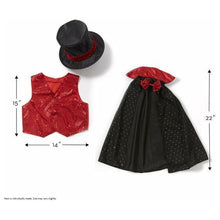 Load image into Gallery viewer, MELISSA AND DOUG MAGICIAN ROLE PLAY COSTUME SET M&amp;D