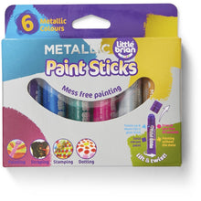 Load image into Gallery viewer, PAINT STICKS- METALLIC 6 PK LITTLE BRIAN