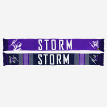 Load image into Gallery viewer, STORM LINEBREAK SCARF NRL