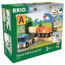 Load image into Gallery viewer, BRIO STARTER LIFT AND LOAD SET BRIO