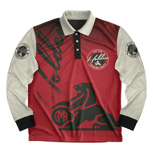 Holden Long Sleeve Sublimation Polo LICENSING ESSENTIALS