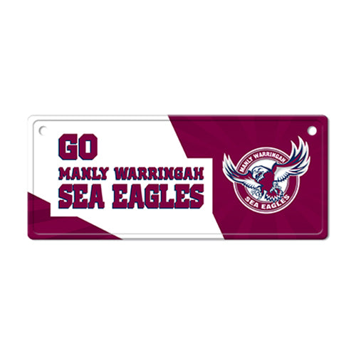 MANLY SEA EAGLES LICENCE PLATE SIGN – The Big Outlet Store