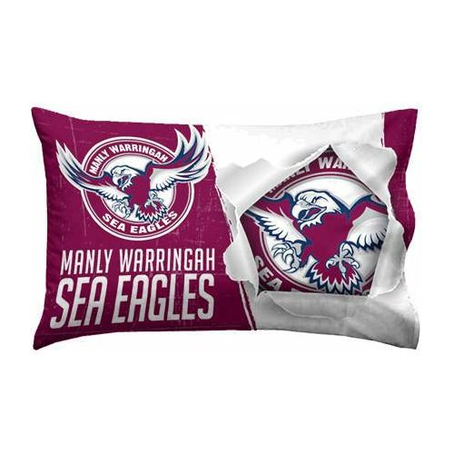 MANLY SEA EAGLES PILLOW CASE The Big Outlet Store