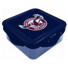 MANLY SEA EAGLES SNACK CONTAINER NRL