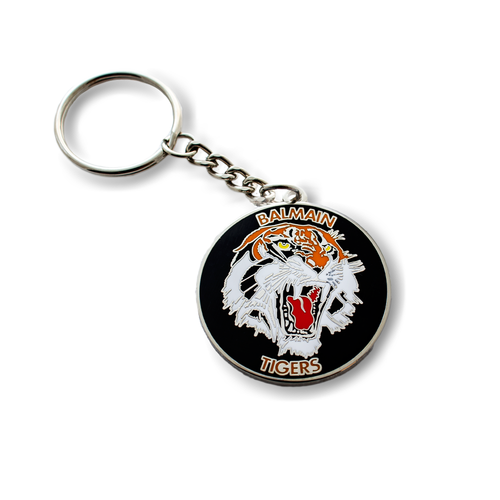 WESTS TIGERS HERITAGE LOGO KEYRING NRL