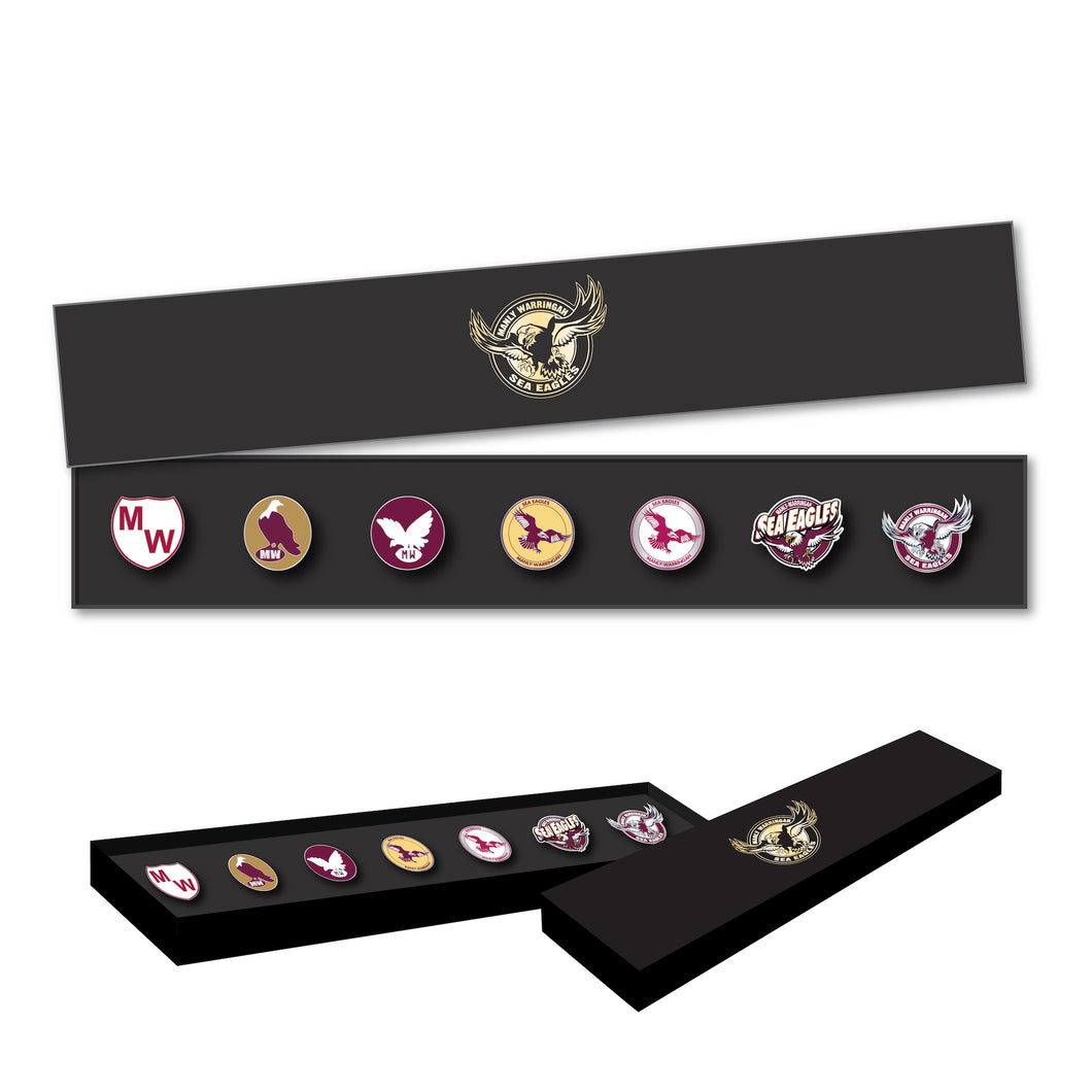 MANLY SEA EAGLES EVOLUTION PIN SET The Big Outlet Store
