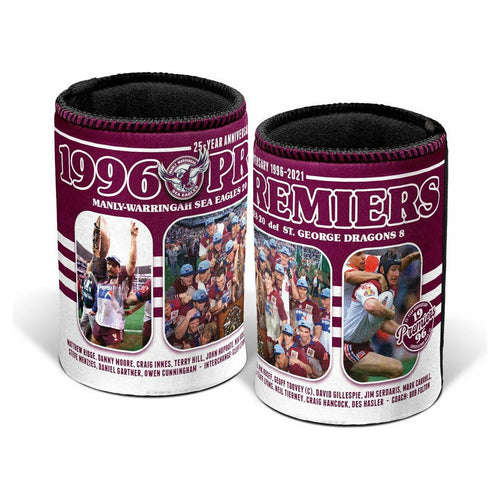 MANLY SEA EAGLES 1996 GRAND FINAL 25 YEAR COMMEMORATIVE Can Cooler NRL