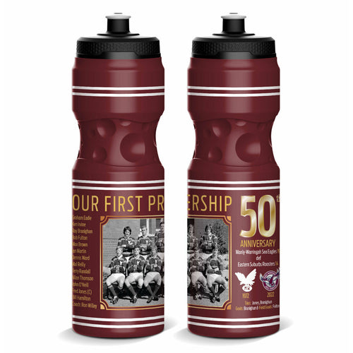 MANLY SEA EAGLES 50th ANNIVERSARY DRINK BOTTLE NRL