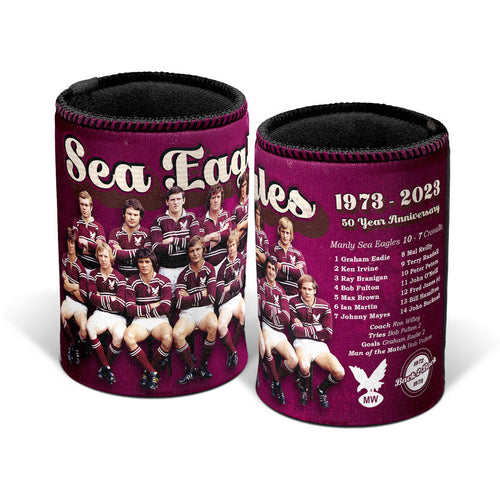 MANLY SEA EAGLES 1973 - 50 Year GRAND FINAL COMMEMORATIVE Can Cooler NRL