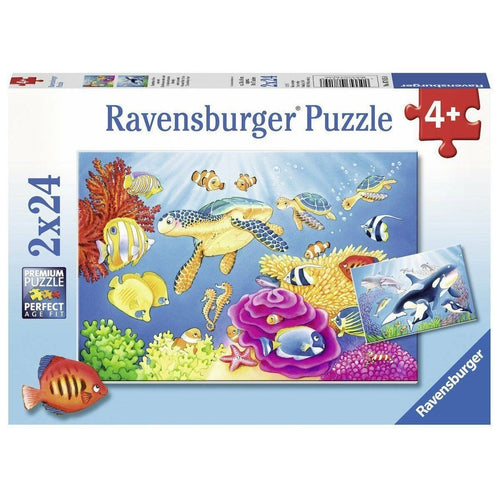 RAVENSBURGER PUZZLE UNDERWATER 2X24 RAVENSBURGER