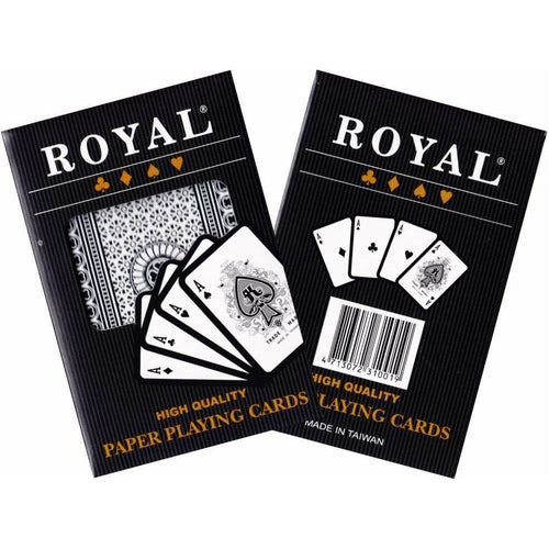 ROYAL SINGLE PACK PLASTIC COATED PLAYING CARDS ROYAL FLUSH