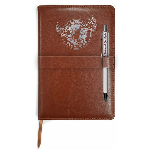 MANLY SEA EAGLES NOTE BOOK and PEN GIFT PACK NRL