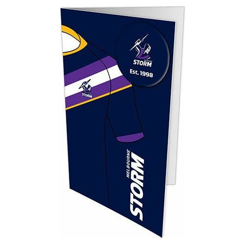 STORM BADGE CARD NRL