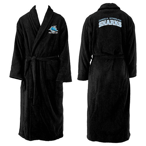 SHARKS BATH ROBE NRL
