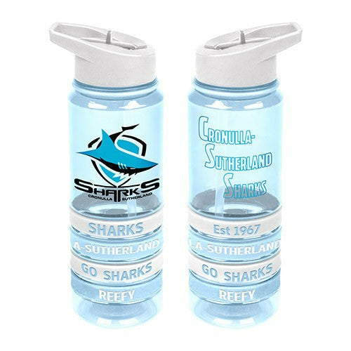 SHARKS TRITAN WATER BOTTLE WITH BANDS The Big Outlet Store